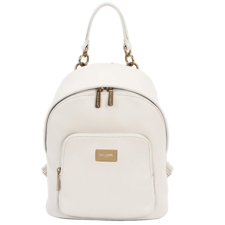David Jones - Damen Kleine Rucksack Backpack - Frauen Weiches PU Leder Daypack - Casual City Mode Ta