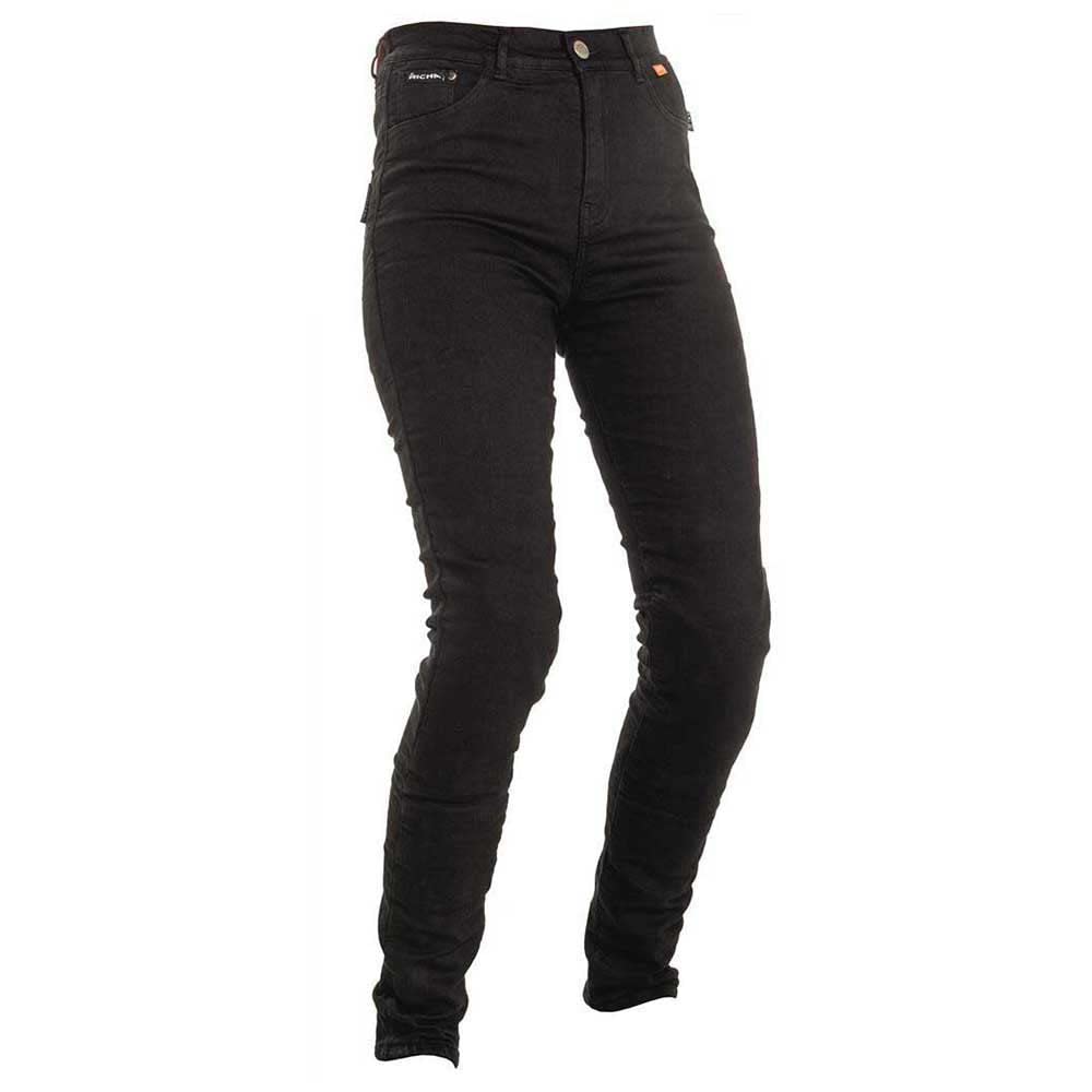 Richa Jegging Damen Motorrad Jeans, schwarz, Short 46 Schwarz 46 Kurz, Schwarz 46 Kurz