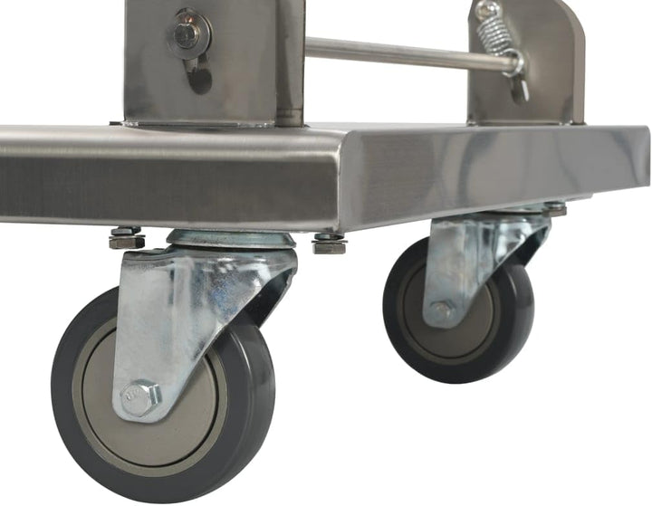 vidaXL Plattformwagen Transportwagen Handwagen Sackkarre Lagerwagen Transportkarre Klappwagen 82x53x