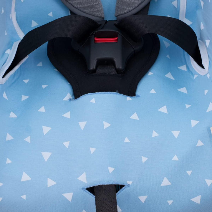 JYOKO Kids Bezug kompatibel mit Bébé Confort Iseos Neo (Blue Sparkles), BLUE SPARKLES