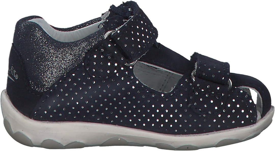 Superfit Baby Mädchen FANNI Sandalen 19 EU Blau 8000, 19 EU Blau 8000