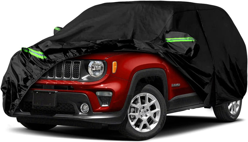 Autoabdeckung Wasserdicht Kompatibel mit Jeep Renegade 2014-2024, Atmungsaktiv Vollgarage Autoplane