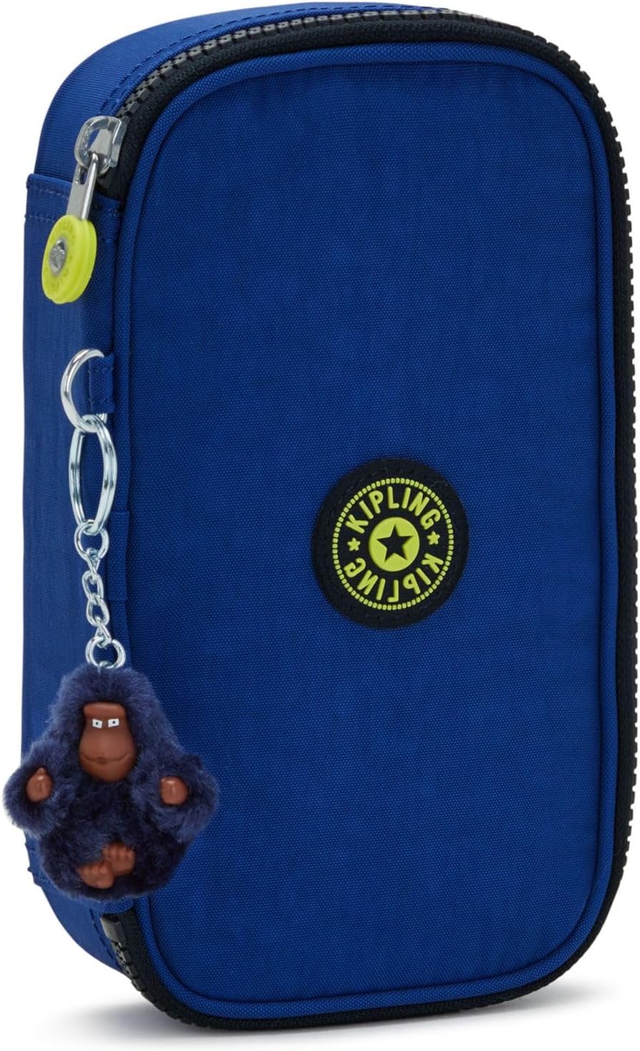 Kipling 50 Stifte, Federmäppchen für bis zu 50 Stifte, 21 cm, 1 l, Blaue Tinte C, Einheitsgrösse, 50