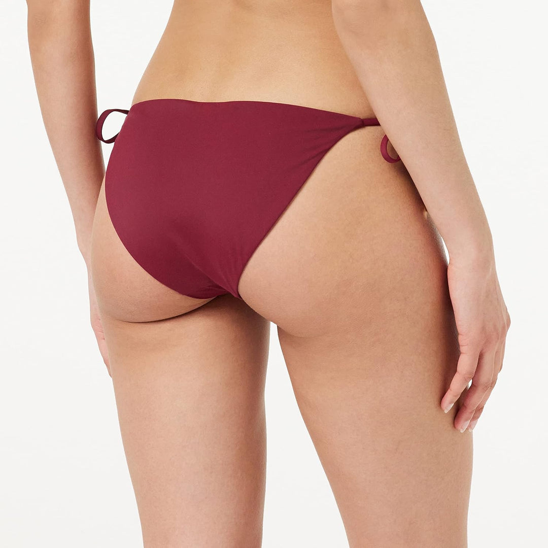 Calvin Klein Damen String Side Tie String-Seitenschnürung, L Rot (Deep Cranberry)