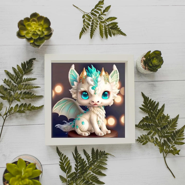KEYRANKE 4er Diamond Painting Kinder Kleine Bilder, Diamant Painting Bilder Set Tiere Katze Faultier