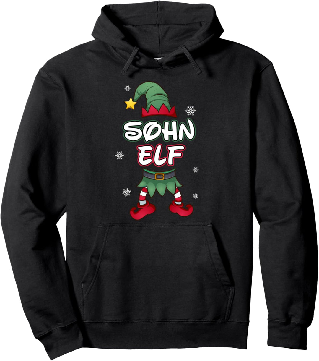 Sohn Elfe Weihnachtsoutfit Partnerlook Geschenk Weihnachten Pullover Hoodie