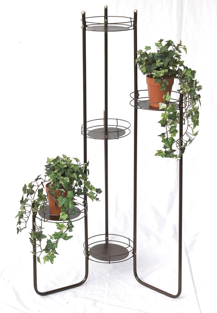 DanDiBo Blumentreppe Metall 102 cm Blumenständer mit 5 Ablagen Art.4A Blumenregal Blumensäule Pflanz