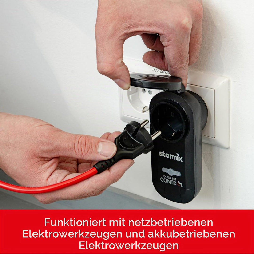 Starmix Start/Stopp Automatik mit Cordless Control - kompatibel mit und handelsüblichen Staubsaugern