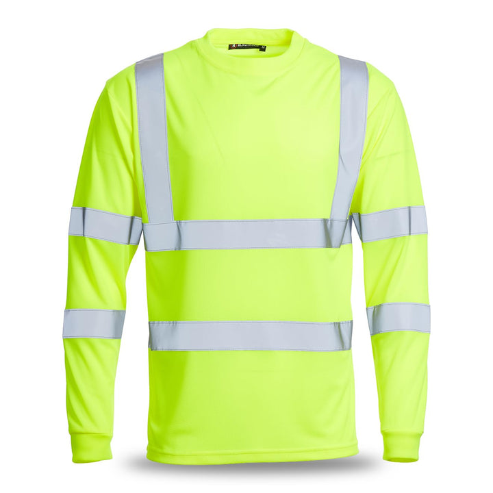 Blackrock Warnschutz-Langarm-T-Shirt XL Gelb, XL Gelb