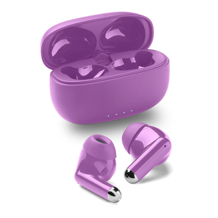 Music Sound Drift Bluetooth In-Ear-Kopfhörer kabellos mit kompaktem, farbenfrohem Case, Auto-Pairing