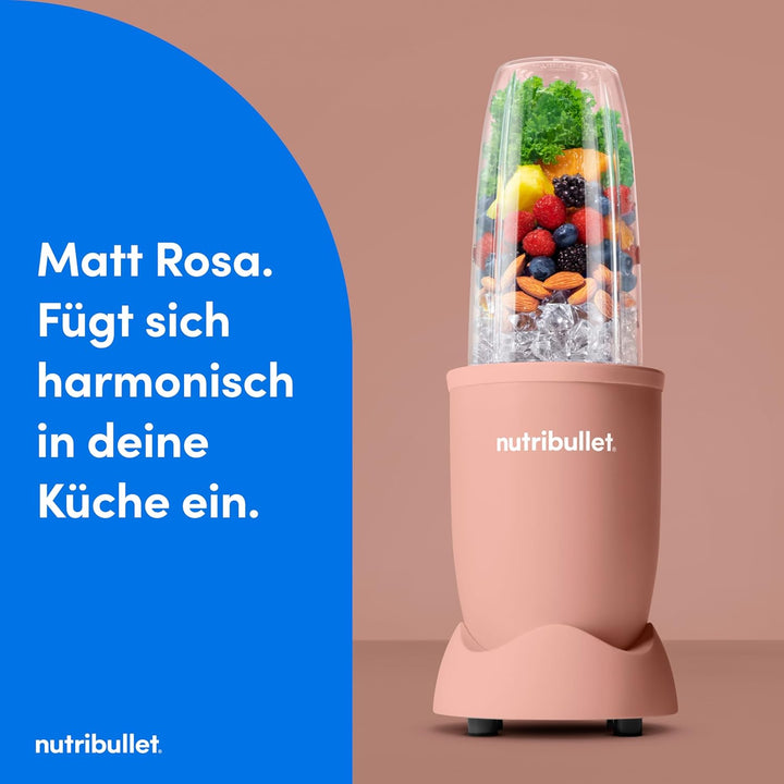Nutribullet Pro 900 Smoothie Maker, Multifunktions-, Obst- & Gemüsemixer, kompaktes Design, einfache