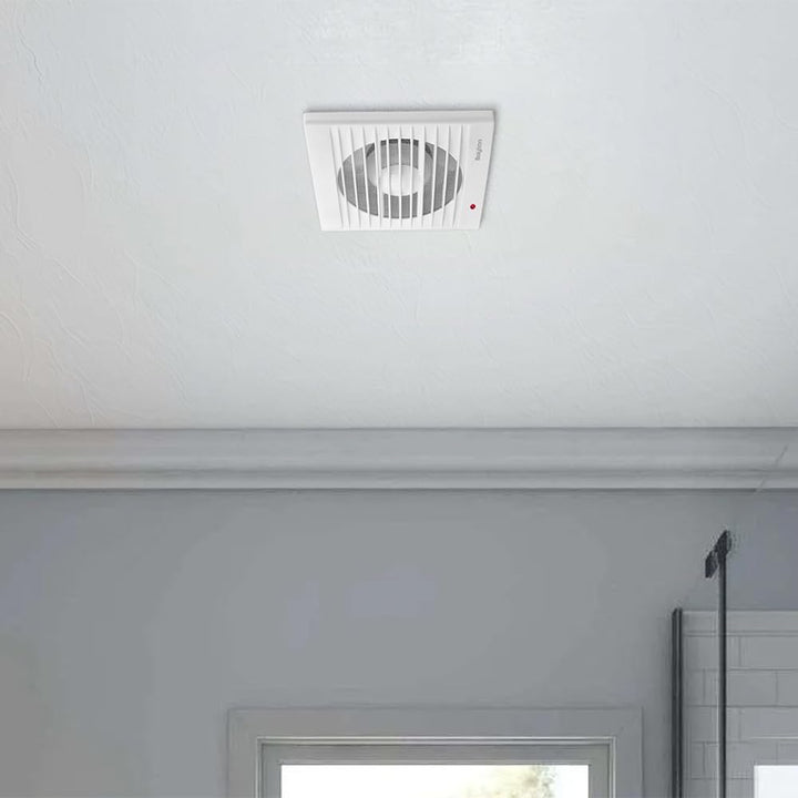 Braytron Badlüfter Wandlüfter WC Küche Ventilator Lüfter Ø150mm Leise 37dB Leistungsstark 260 m³/h E