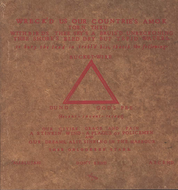 'Allelujah! Don'T Bend! Ascend!, Vinyl
