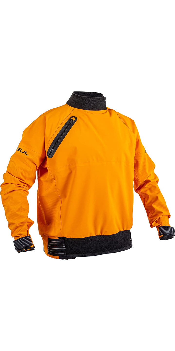 GUL Junior Gamma Taped Spraytop Orange Geo - Wasserdicht spritzwassergeschützt - Unisex - Materialie
