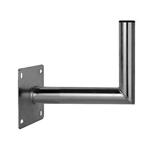 Wandhalter Premium Stahl Verzinkt 50cm Höhe: 25cm Rohr: Ø48mm Stahl - Wandabstand: 50cm, Stahl - Wan