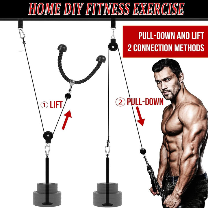 Taeku Kabelzug Fitness Professionelle Kabel Maschine System Home Gym Trizeps Latzug Arm Krafttrainin