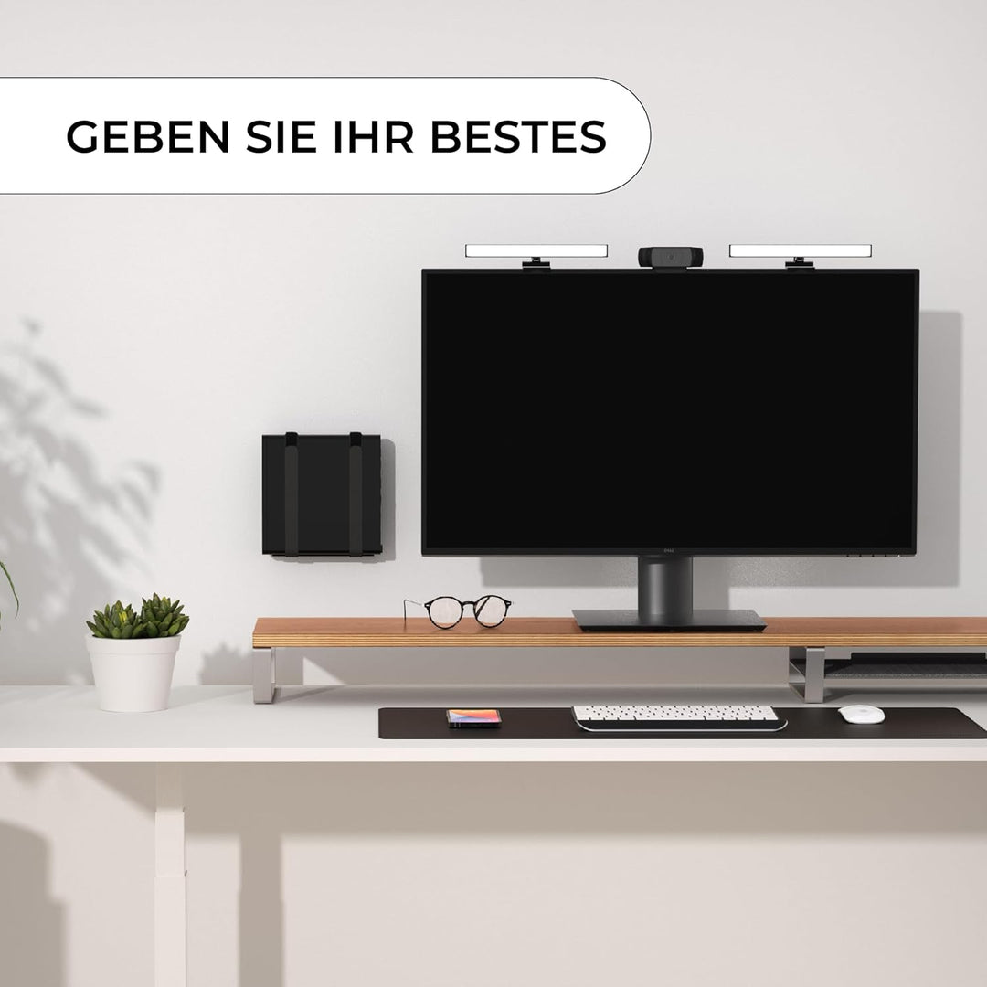 HumanCentric Universelle Wand und VESA Halterung, Verstellbare Gurthalterung für Computer, USV Gerät