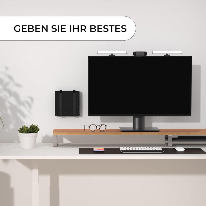 HumanCentric Universelle Wand und VESA Halterung, Verstellbare Gurthalterung für Computer, USV Gerät