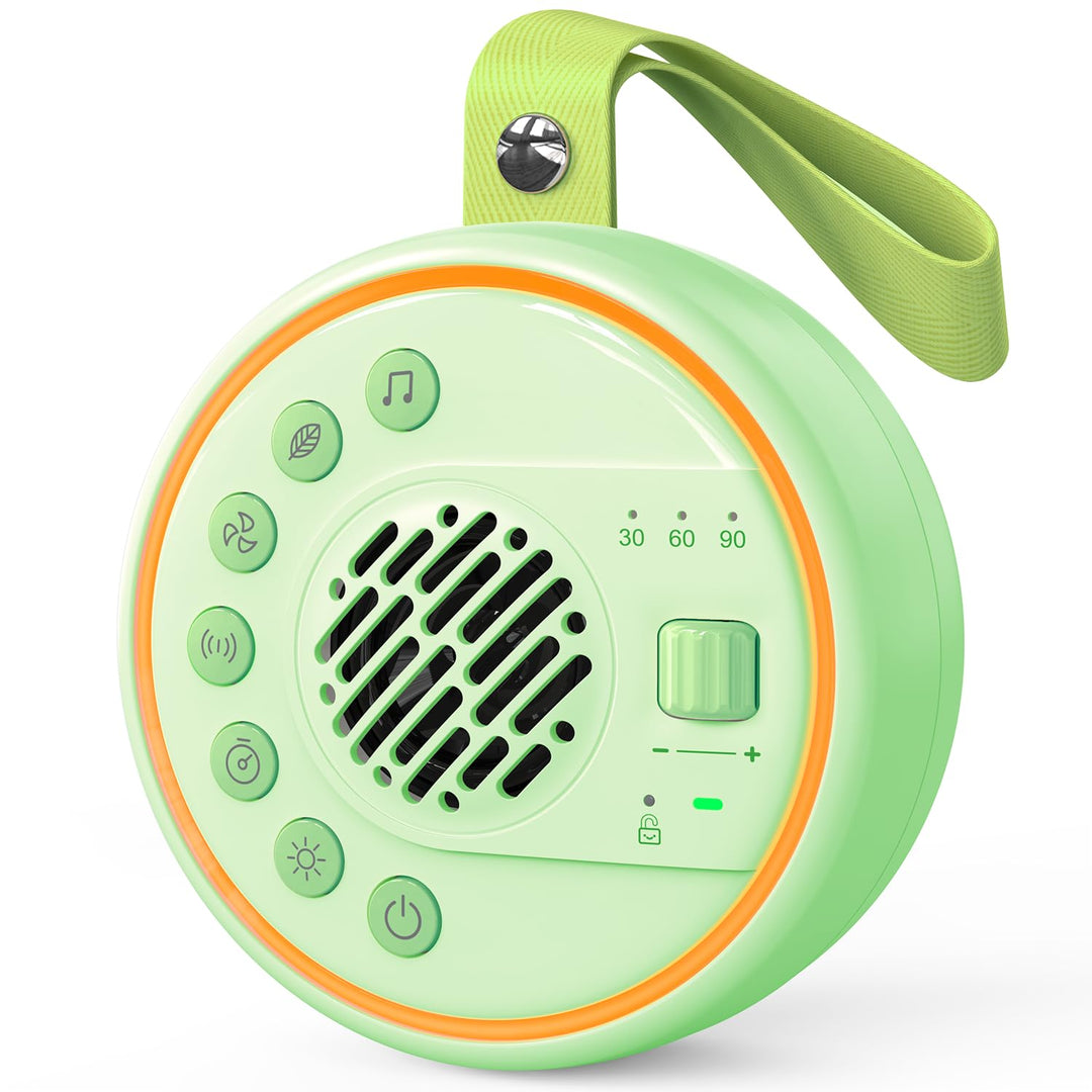 Lemnoi White Noise Machine Tragbare Einschlafhilfe Babys Geräuschmaschine weisses rauschen mit 22 be