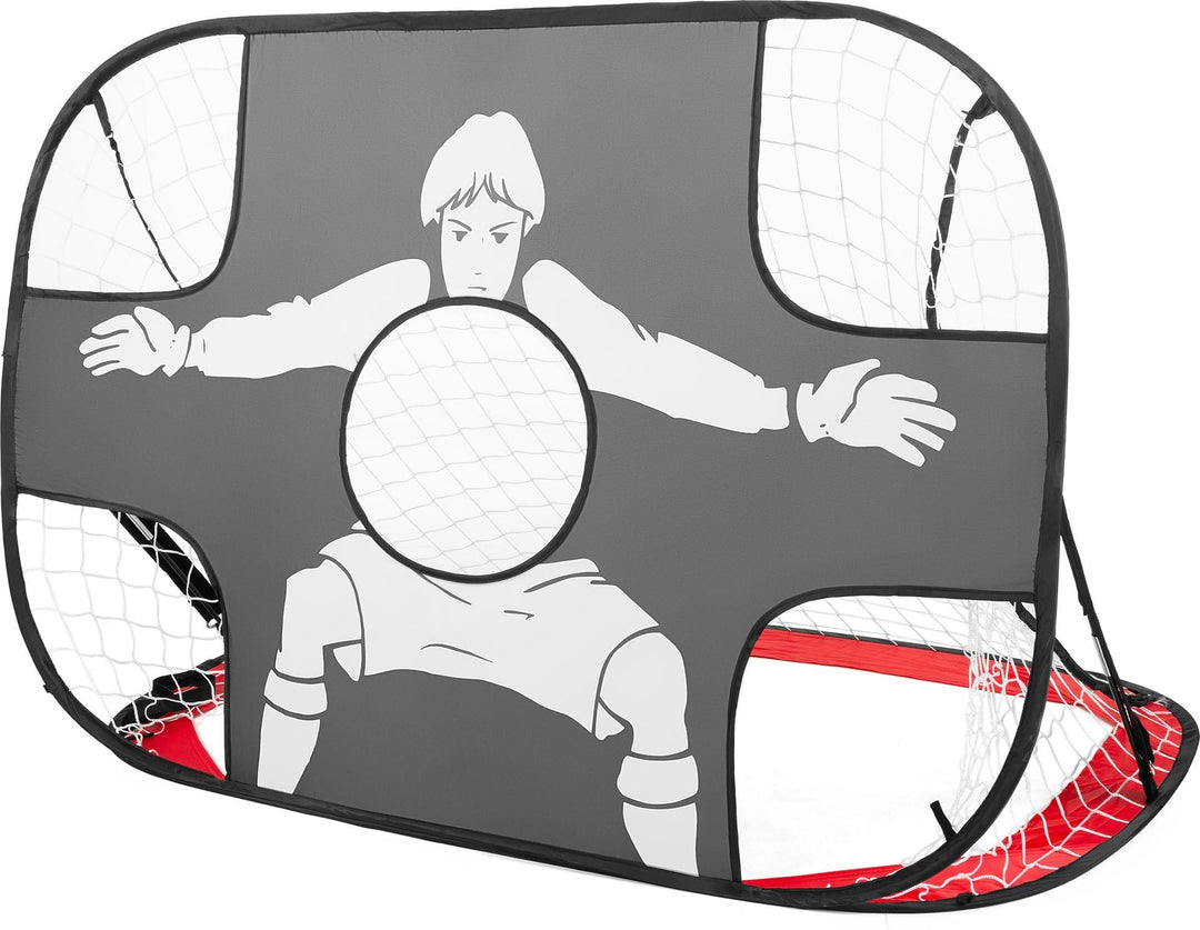 Fussballtor Faltbar, Pop Up Tor - 120x72x73 cm - Fussballtrainingsgeräte für Kinder und Erwachsene -
