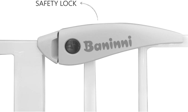 Baninni Fina Sicherheitsgitter, Weiss, 67 cm bis 75 cm