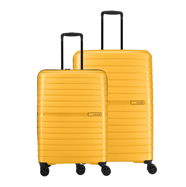 Travelite TRIENT Kofferset mit 4 Rollen Gr. L/M Gelb, Gelb