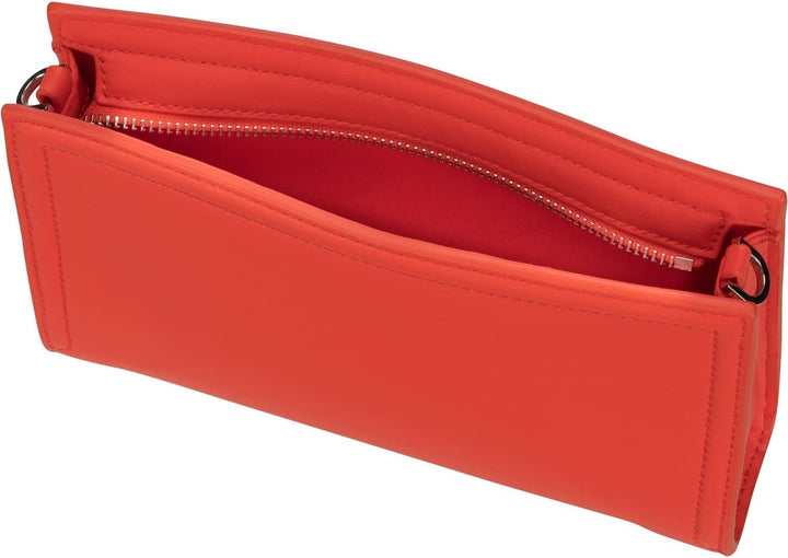 Calvin Klein Minimal Hardware Mini Tote Deep Orange