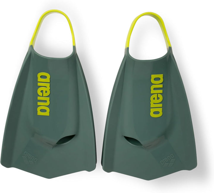 ARENA Powerfin Pro II Schwimmbad-Trainingsflossen, Schwimmflossen für Erwachsene, Flossen aus 100% S