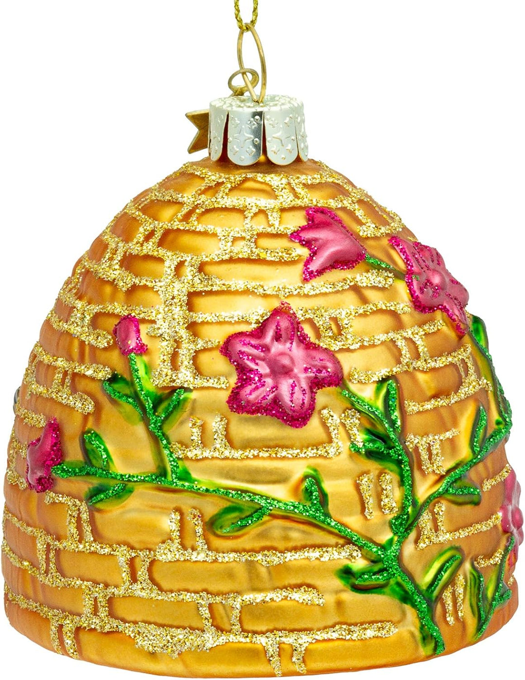 SIKORA Bienenstock besondere Weihnachtskugel Glas Christbaumschmuck Deko Figur Weihnachten Anhänger