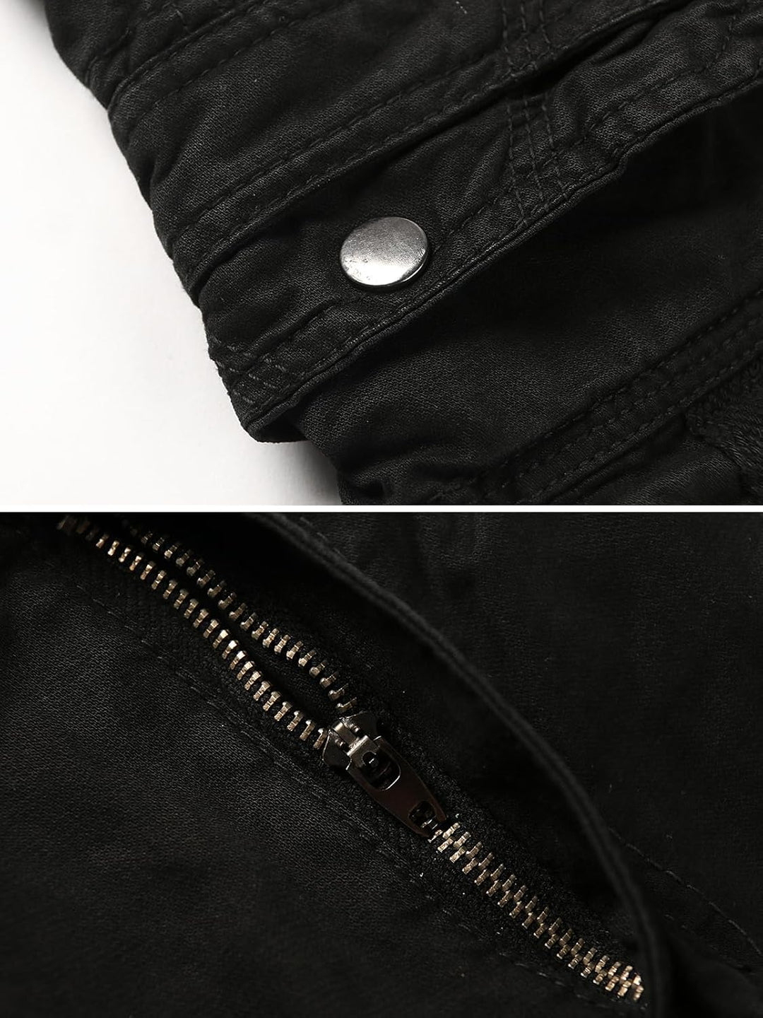 Aeslech Cargo Trousers Women, Women's Work Combat Trousers, Straight Leg Pants with Pockets for Ladi