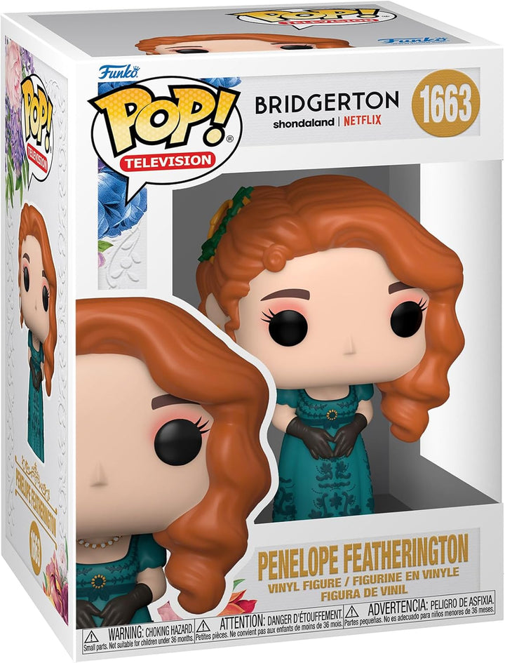 Funko POP! TV: Bridgerton - Penelope Featherington - 1/6 Quote Für Seltene Chase-Variante - Vinyl-Sa