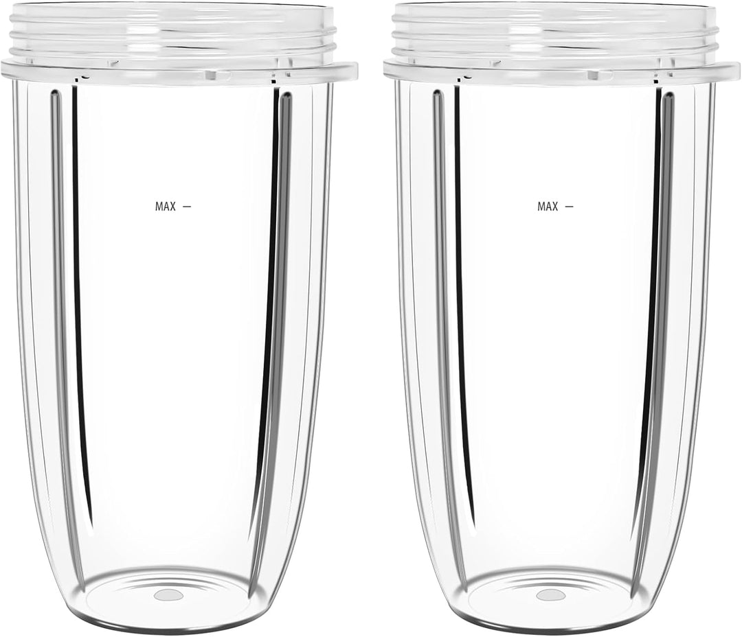 Entsafterbecher Kompatibel mit Nutribullet Mixer 600W/900W, 24oz Becher Ersatzteile für Hochgeschwin