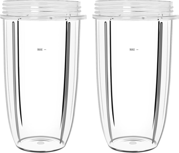 Entsafterbecher Kompatibel mit Nutribullet Mixer 600W/900W, 24oz Becher Ersatzteile für Hochgeschwin