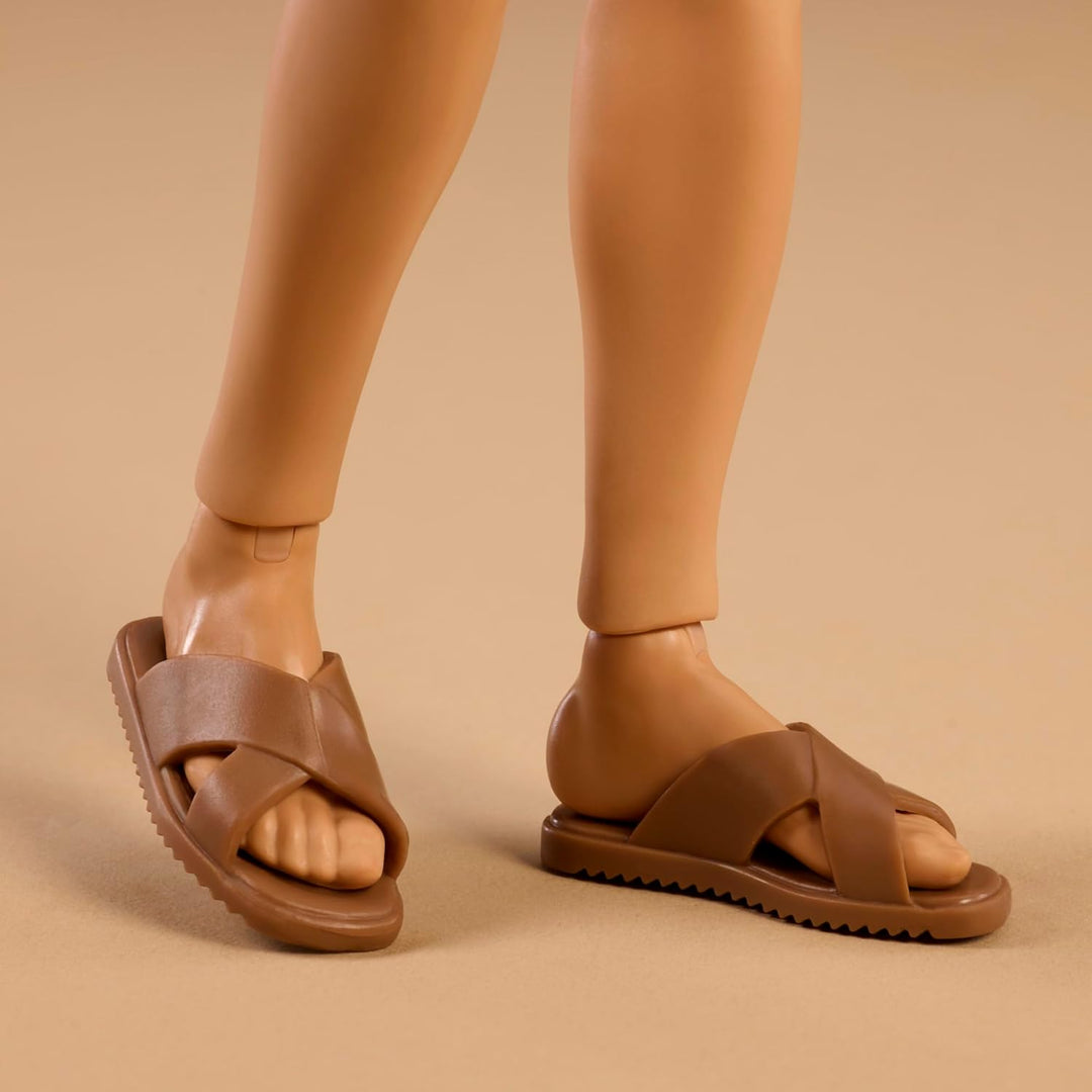 Barbie Basics Model Collector Ken Fashion Doll 10 mit brünetten Haaren in Hemd und Shorts mit passen