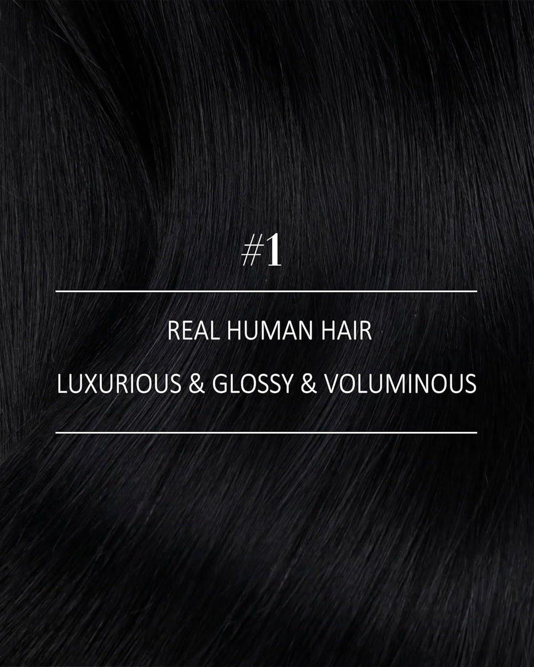 YoungSee Clip in Extensions Schwarz Clip in Extensions Echthaar Lang Echthaar Extensions Clip Schwar