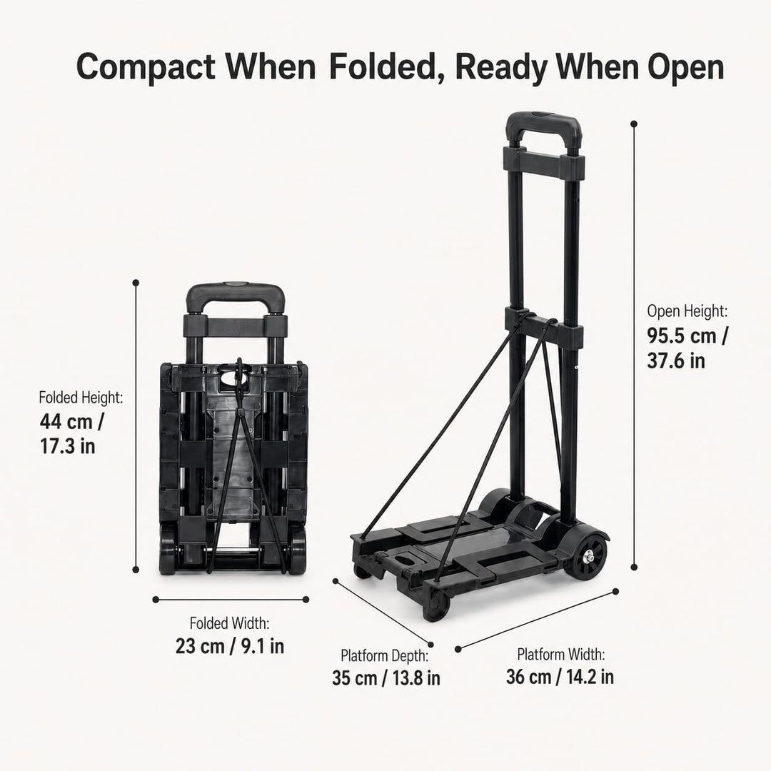 Sackkarre klappbar Aluminium Transport und Handkarre Transportkarre mit ausziehbarem Griff belastbar