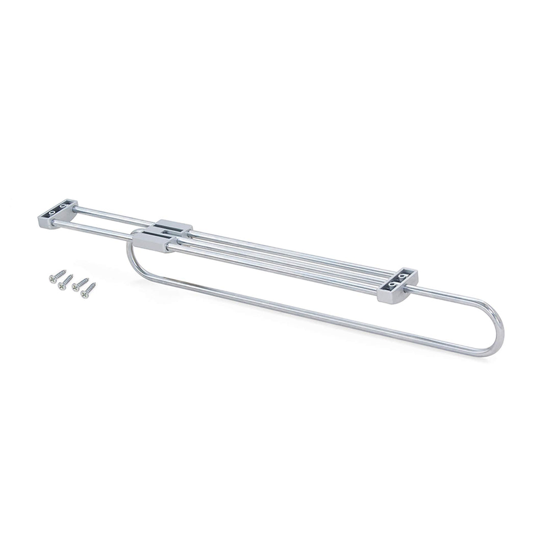 Emuca 6210625 Garderobenauszug für Kleiderschrank, Länge 450mm, 450mm