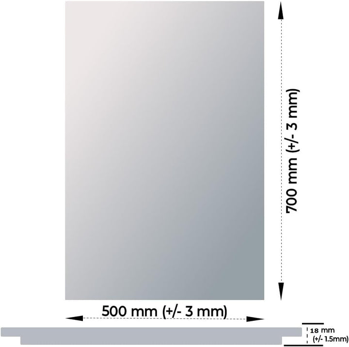 BD ART - Wandspiegel - Badspiegel - Spiegel Gross - Mirror - Ganzkörperspiegel - mit LED Beleuchtung