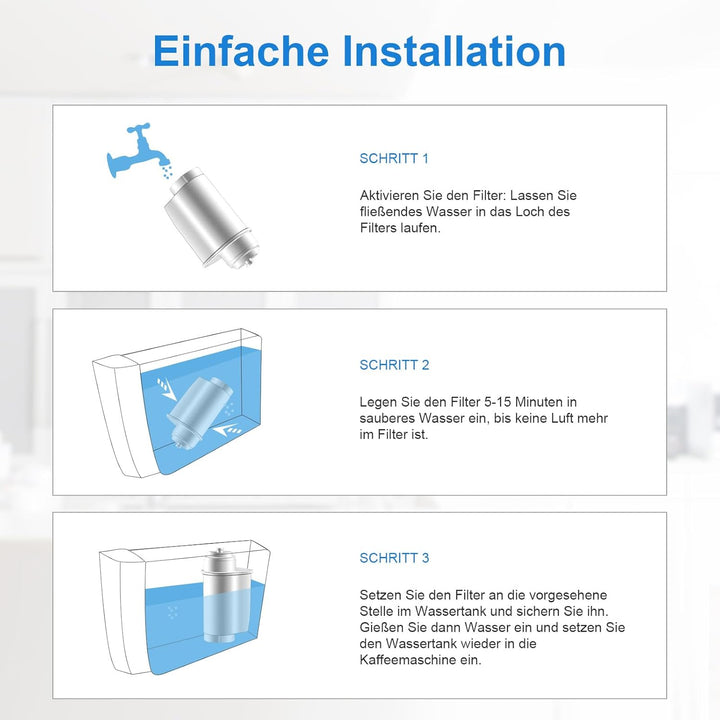 Ersatzwasserfilter für Siemens EQ Series, EQ5, EQ6, EQ9, S700, EQ500, S900, S500, TZ70003, TCZ7003,