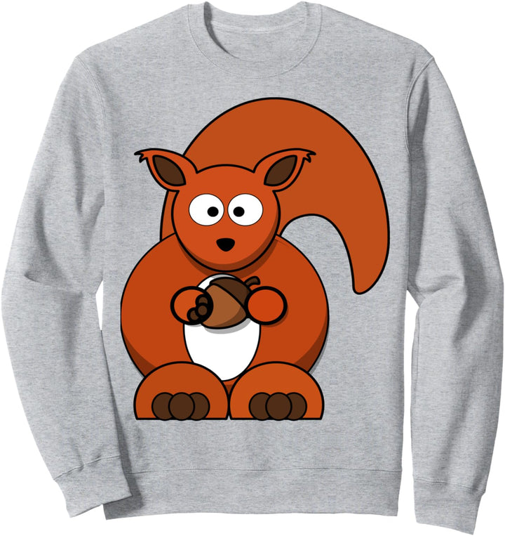Eichhörnchen-Karikatur Sweatshirt