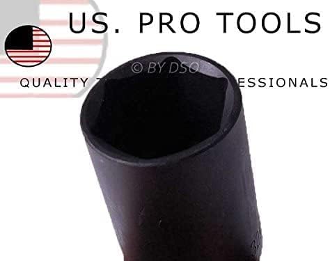 Punkt US PRO europäische 16 Stücke 1.27 cm Zoll Antrieb 6 Deep Impact Steckschlüsselsatz US1340