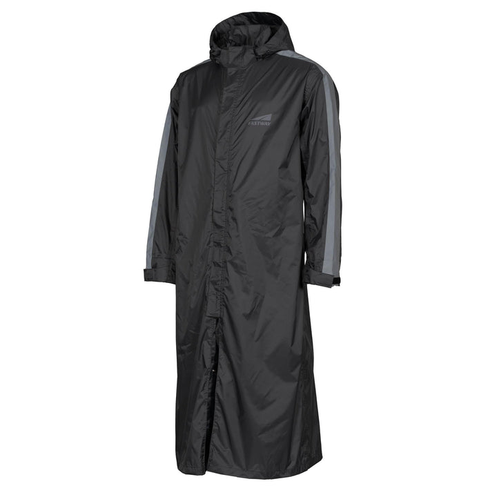 FAST WAY Regenmantel, Lange Regenjacke, Wasserdichter & Winddichter Regenponcho, Ideal für Rollerfah