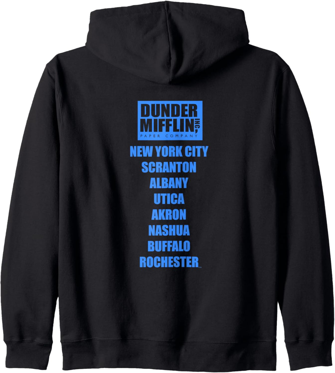The Office Dunder Mifflin Orte Kapuzenjacke