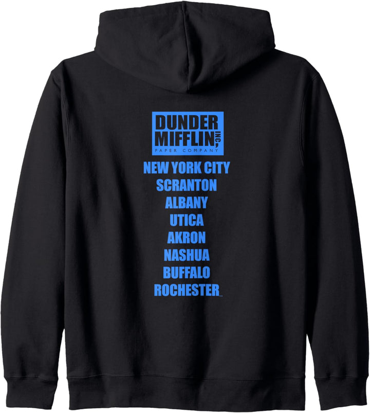 The Office Dunder Mifflin Orte Kapuzenjacke