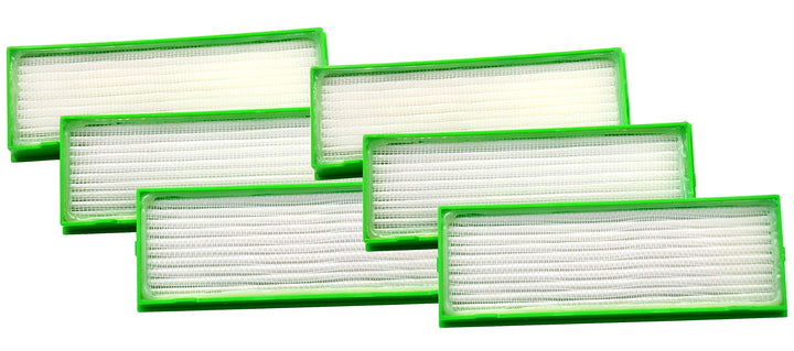 Premium Ersatzteile 6 Hepafilter Allergiefilter geeignet für Vorwerk | Saugroboter VR 200 VR 300 G: