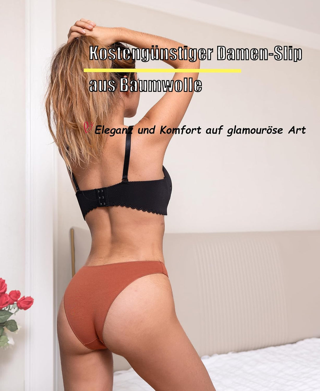 ALL OF ME 6er Pack Unterhosen Damen Baumwolle Unterwäsche Frauen Set Cotton Panties Slips Mehrpack H