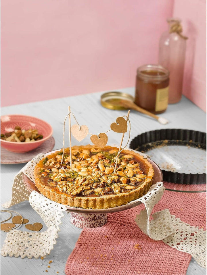 ORIGINAL KAISER Inspiration Tarteform mit Hebeboden Glas 28 cm &amp; Inspiration Springform Glasboden 26