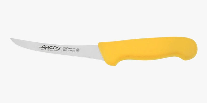 Arcos Ausbeinmesser Curvo Semiflexible - Edelstahlklinge 140 mm - Ideal zum Entbeinen von Fleisch -