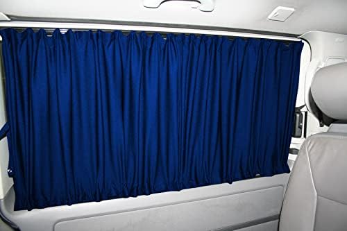 BREMER SITZBEZÜGE Mass Gardinen Vorhänge Sonnenschutz kompatibel mit VW T5 T6 T6.1 Multivan Caravell