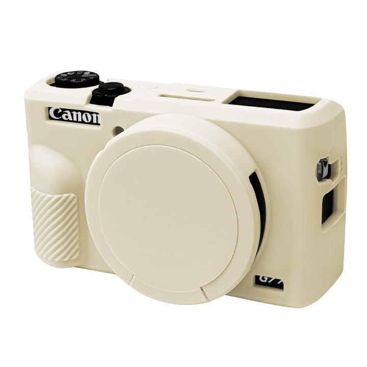 Easy Hood G7X3 Kameratasche, Kamera Hülle für Canon G7 X Mark III Digitalkamera, Weiches Silikon Sch